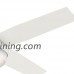 Hunter 59242 Dempsey Low Profile Fresh White Ceiling Fan With Light & Remote  52" - B01CDG04H2